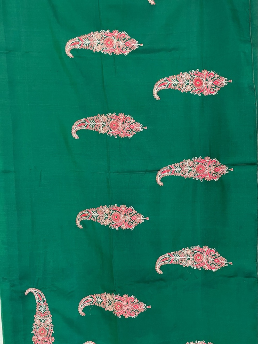 Deep Green Bangalore silk saree